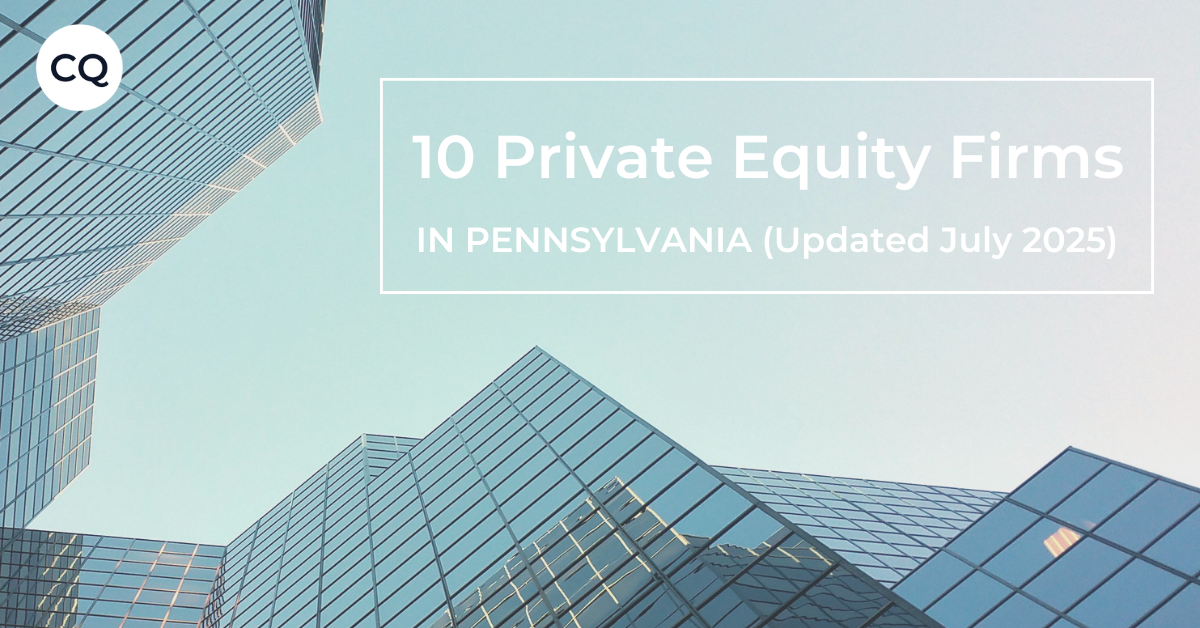 Top 10 Private Equity Firms Based In Pennsylvania (Updated July 2025)